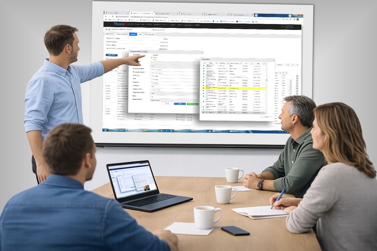 Přehled modulů systému